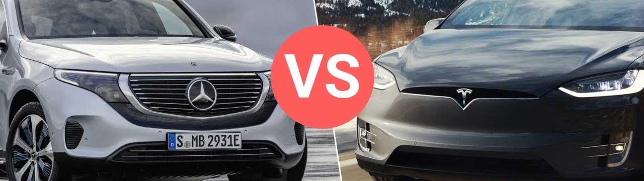 Mercedes-Benz EQC vs. Tesla Model X: Battle of the Electric SUVs