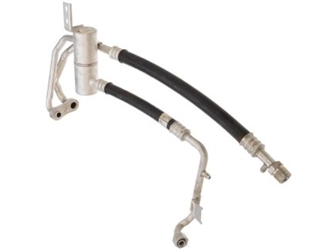 0001300157 URO Parts A/C Hose Assembly; Suction Line from AC Compressor at Engine; Left Side
