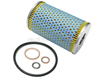 0001800009 Hengst Oil Filter Kit; Cartridge Filter; 115 x 68mm (approx. 4.5 inch x 2.7 inch)
