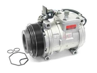 0002300511 Denso AC Compressor; Complete with Clutch; R134A Compatible; Nippondenso 10PA17C