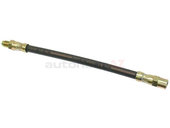 0004289335 ATE Brake Hose/Line; Rear Left; 250mm (9 3/4 inch) Length with 1 Male + 1 Female End
