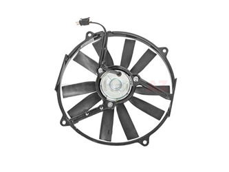 0005008593 URO Parts Engine Cooling Fan Assembly; Complete Fan Assembly (Motor with Blades); 12 Inch