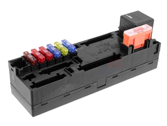 0005400072 Genuine Mercedes Multi Purpose Relay; K40 Relay with Fuse Box; Passenger Footwell