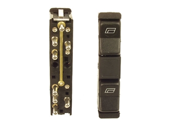 0008208110 Genuine Mercedes Power Window Switch; Front Right; Double Switch without Lockout