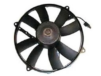 0015001393 Genuine Mercedes Engine Cooling Fan Assembly; Right Side Complete Fan Assembly (Motor with Blades)