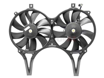 0015003893 ACM Engine Cooling Fan Assembly; Complete Dual Fan Assembly (Motor with Blades)