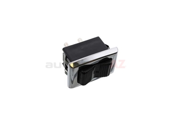 0018215951 Genuine Mercedes Power Window Switch; Front with Chrome Bezel and 4 Pin Connector