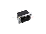 0018215951 Genuine Mercedes Power Window Switch; Front with Chrome Bezel and 4 Pin Connector