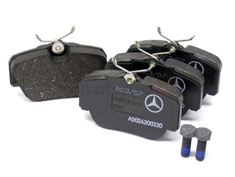 0024200220 Genuine Mercedes Brake Pad Set; Front