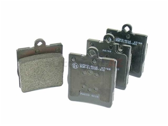 0024205220 Pagid Brake Pad Set; Rear with 1 Pin Retainer; OE Compound