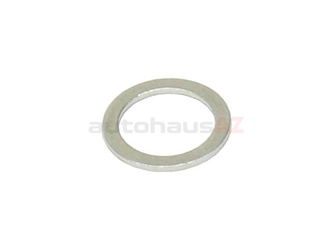 007603-010100 Fischer & Plath Metal Seal Ring / Washer; 10x14x1mm; Aluminum