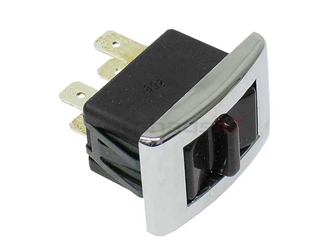 0343302003 Bosch Power Window Switch; With Chrome Bezel; 4 Pin Connector