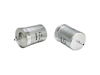 0450905264 Bosch Fuel Filter; Aluminum; 164x75mm; 8mm Hose Connections