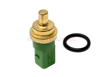 059919501AEL O.E.M. Coolant Temperature Sensor; In Water Pipe; Green with 4 Pin Connector; 20mm Clip In Style