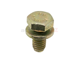07119915017 Genuine BMW Bolt; Hex Bolt with Washer; 6x12mm; 10mm Hex Head
