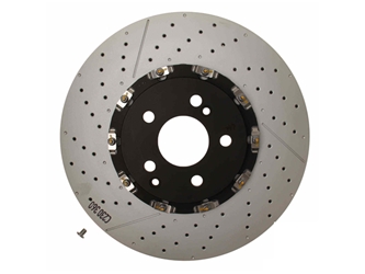 2194210212 Brembo Disc Brake Rotor; Front; Vented / Slotted and Cross-Drilled (360 X 36 mm)