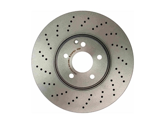 09A82811 Brembo Disc Brake Rotor; Front; Vented; Cross-Drilled 330 x 32mm