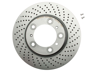 09C08711 Brembo Disc Brake Rotor; Rear Right, Directional; Steel Rotor