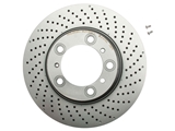 09C08711 Brembo Disc Brake Rotor; Rear Right, Directional; Steel Rotor