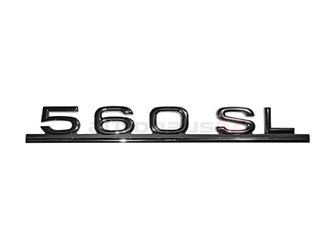 1078171415 Genuine Mercedes Emblem; 560SL Trunk Emblem