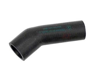1088310394 Genuine Mercedes Heater Hose; Return Line to Water Pump Housing; Two Size Openings