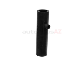 11151276485 URO Parts Crankcase Breather Hose; Air Boot to Valve Cover; 6 Inch with Small Side Nipple
