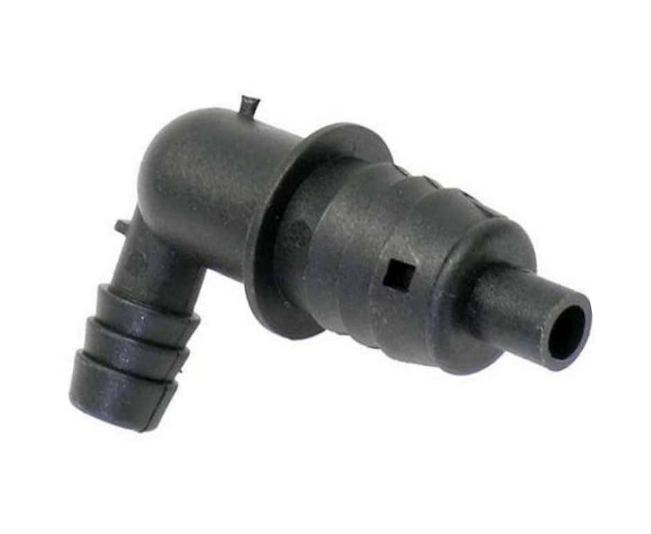 11151726187 Genuine BMW Crankcase Breather Connector; Elbow Connector, Breather Hose at Valve Cover