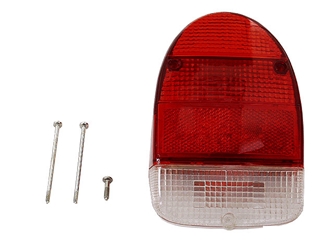 113945241A RPM Tail Light Lens; Left; With Red Turn Signal