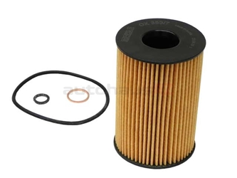 11427583220 Mahle Oil Filter Kit; Cartridge Type with Cover Seal