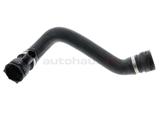 11531436408 Genuine BMW Radiator Coolant Hose; Lower to Thermostat Housing with Temperature Sensor Fitting