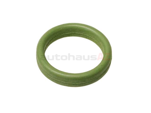 1160780773 Genuine Mercedes Fuel Injector Seal; Lower Green Square Edged O-Ring