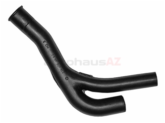 1160940082 Genuine Mercedes Air Intake Hose; Small Y-Shaped Hose from Throttle Housing to Additional Air Line