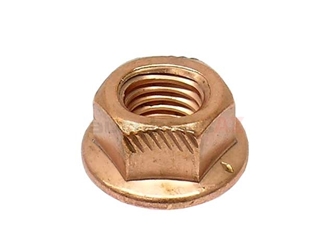 11621711954 O.E.M. Exhaust Nut; 8mm Copper Nut; Exhaust Manifold to Cylinder Head