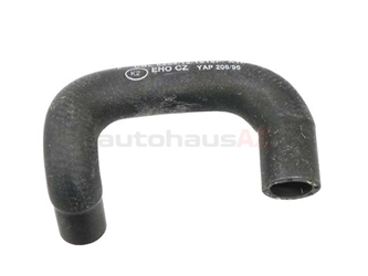 1238328894 Genuine Mercedes Heater Hose; Feed Pipe at Firewall to Heater Core; Center