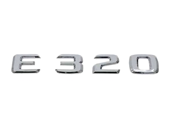 1248175815 Genuine Mercedes Emblem; E320 Trunk Insignia