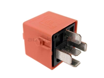 12631742690 Genuine BMW Multi Purpose Relay; Changeover Relay; Salmon Red with 5 Prong Connector