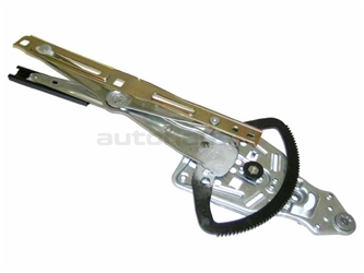 1297200846 Genuine Mercedes Window Regulator; Front Right without Motor for Power Window