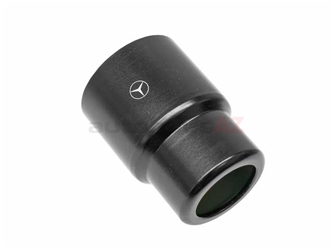 1404621023 Genuine Mercedes Ignition Lock Housing; Ignition Lock Shield - Heavy Black Metal Cover Over Tumbler