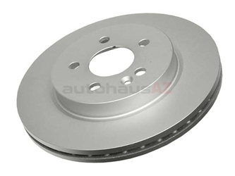 1634210212A ATE Coated Disc Brake Rotor; Front; Vented