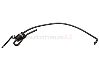 1643200169 Genuine Mercedes Suspension Air Compressor Filter; Assembly with Lines and Bracket