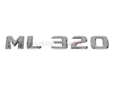 1648170915 Genuine Mercedes Emblem; ML320 , Insignia, Rear Hatch