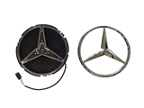 1668177500 Genuine Mercedes Grille Emblem; Front