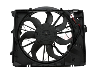 17117590699 TYC Auxiliary Cooling Fan Assembly; With Shroud; 400W