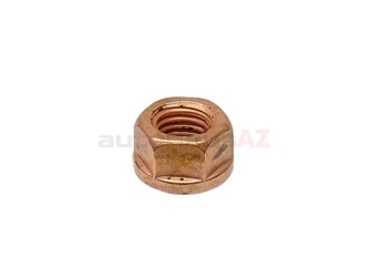 18301737774 O.E.M. Exhaust Nut; Copper Lock Nut; Exhaust Manifold Outlet; 10mm