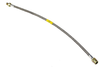 1H0611701SS Precise Lines Brake Hose/Line; Front; Braided Stainless Steel; DOT Approved