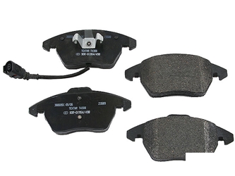 1K0698151E Textar Brake Pad Set; Front with Wear Indicator; OE Supplier Compound