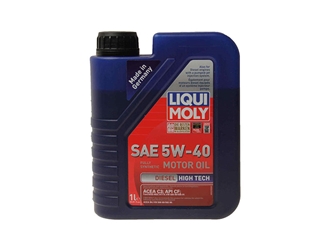 20006 Liqui Moly Diesel High Tech Engine Oil; 5W-40 Synthetic; 1 Liter