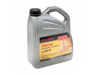 2002053803 Rowe Synth RS Engine Oil; 0W-40 Fully Synthetic; 5 Liters