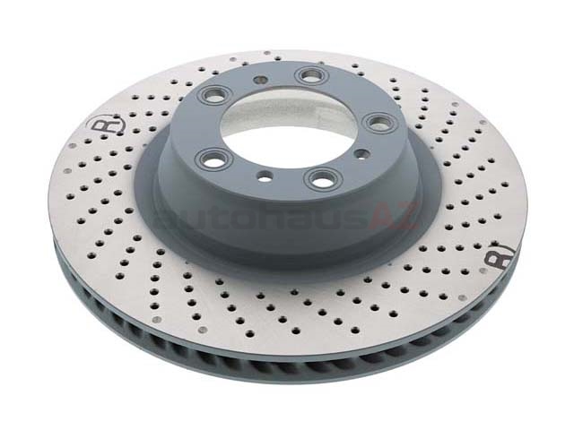 205884C Sebro Coated Disc Brake Rotor; Rear Right