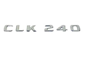 2098170115 Genuine Mercedes Emblem; Trunk Insignia, Adhesive Backed; CLK240